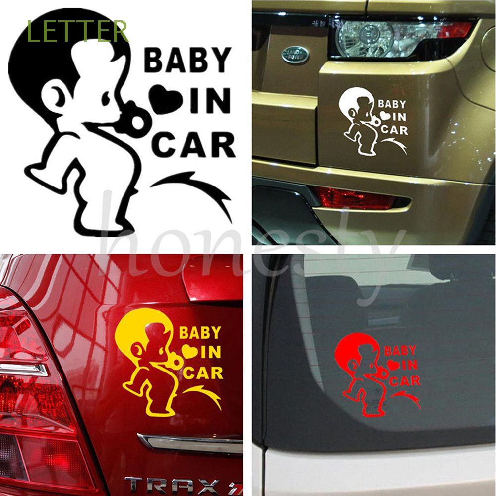 Stiker Mobil Motif Tulisan Lucu Bahan Vinyl Shopee Indonesia