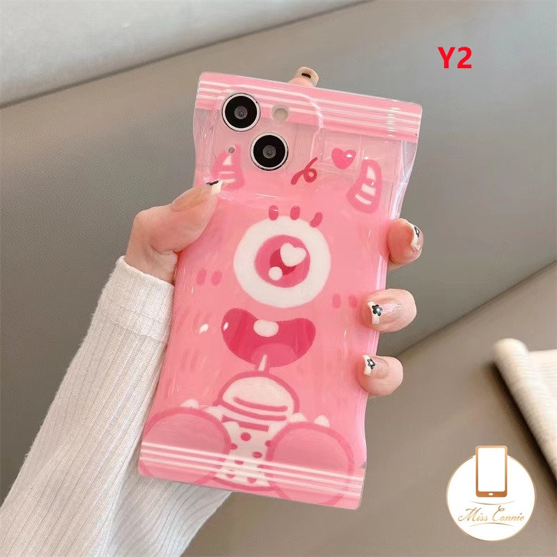 Soft Case Pelindung Motif Kartun Monster Untuk iPhone 7Plus 8Plus XR 11 14 12 13 Pro Max 6 6s 7 8 14 Plus X XS Max SE 2020