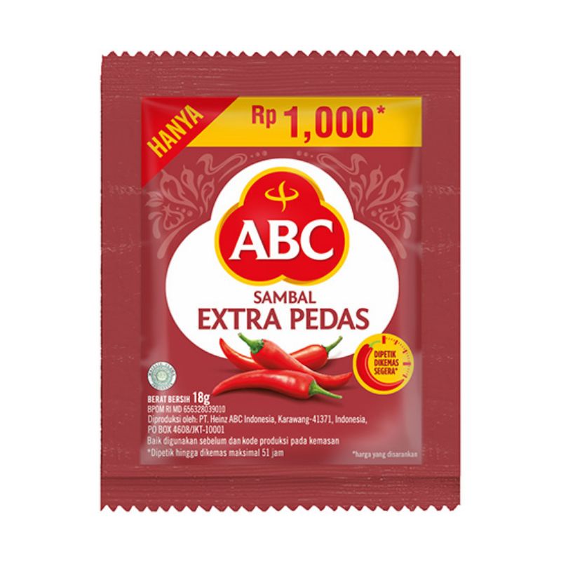 

Saos ABC Extra Pedas Heinz ( Harga Grosir )