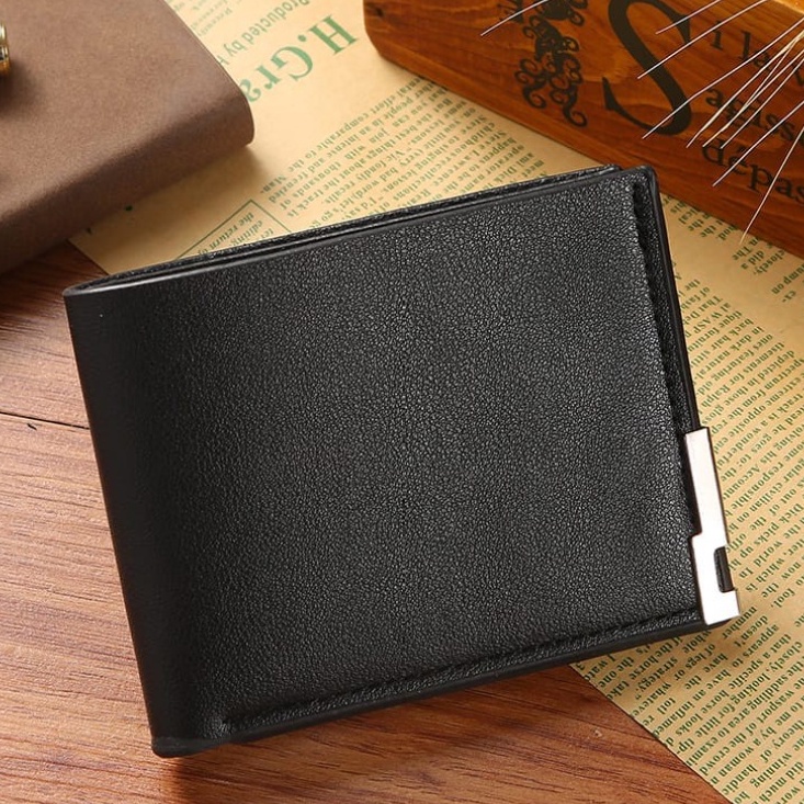 PA Dompet Kulit Sintetis Dompet Lipat Pria Dompet Dompet Fashion Dompet Kulit PU Leather TF083