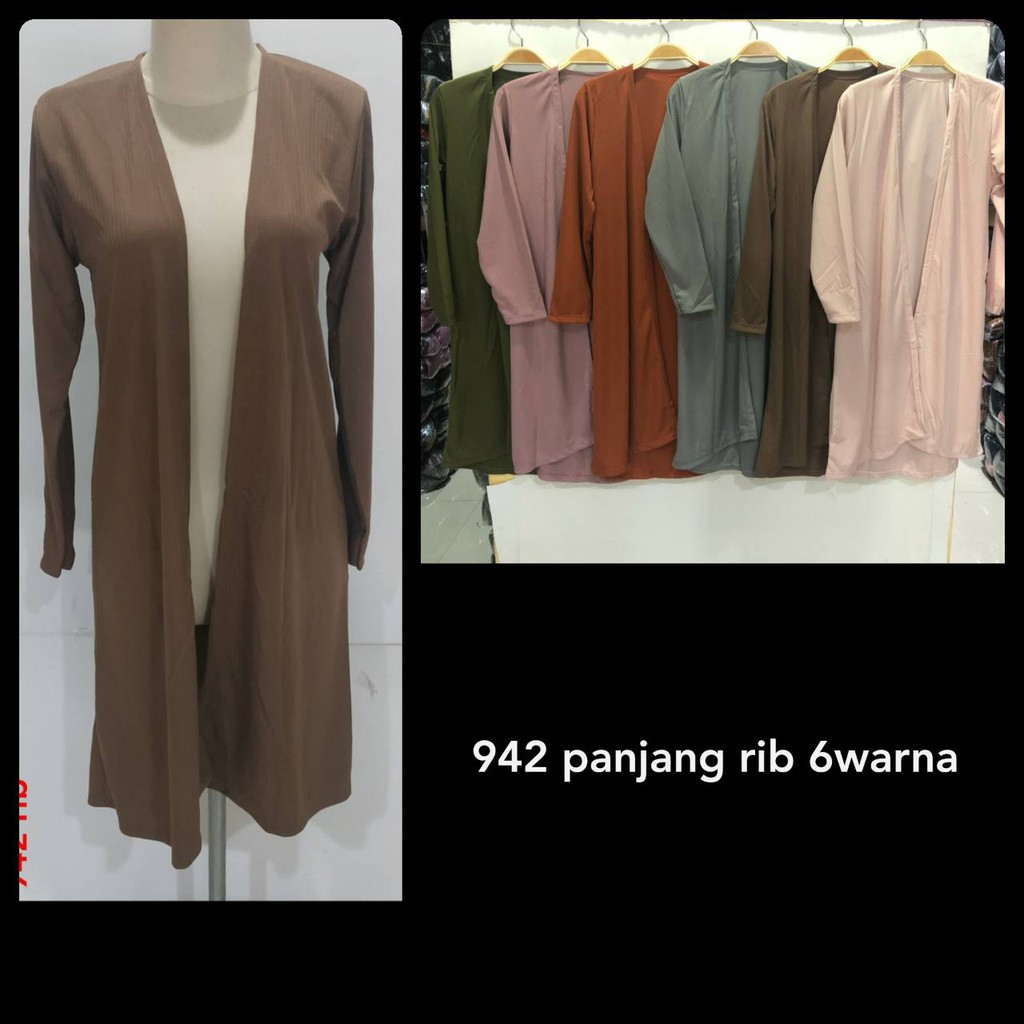 BLAZER  / OUTER WANITA BAHAN KAIN RAJUT YANG ELASTIS