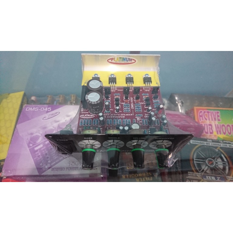 POWER KIT Amplifier MESIN SPEAKER AKTIF KARAOKE subwoofer dms 1050