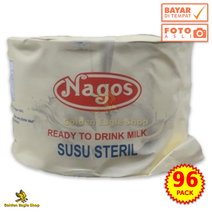 

[96 PCS] Minuman - Nagos Ready To Drink Milk Susu Steril 140 mL Murah