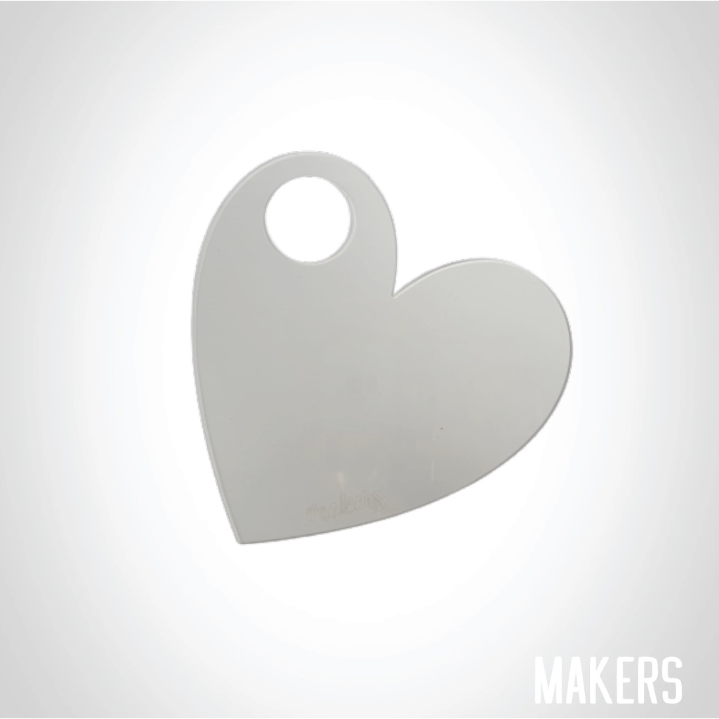 

Acrylic Palette MAKERS Heart Shape - MAKERS Artist Tools