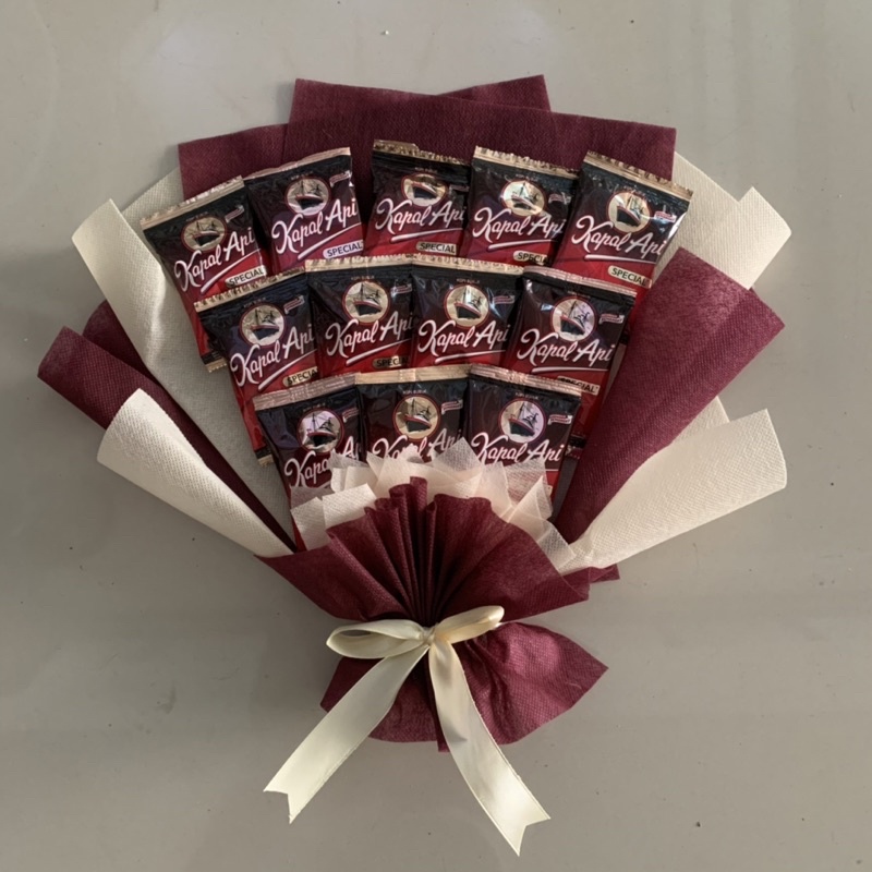 BUKET KOPI KAPAL API | BUKET KOPI MURAH | BOUQUET | KOPI KAPAL API MINI