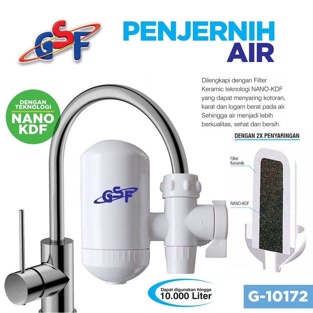 Alat Penjernih Air Water Filter Saringan Air Filter Air Saringan Kran Air Penyaring