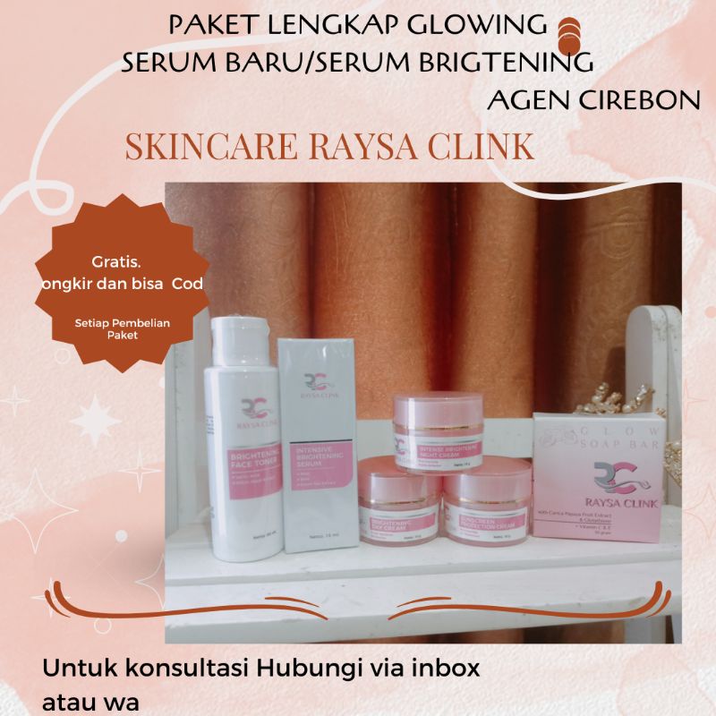 PAKET GLOWING EXCLUSIF RAYSA CLINK