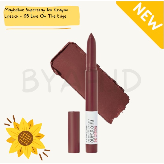 [NEW] Maybelline Superstay Ink Crayon Lipstick - 05 Live On The Edge
