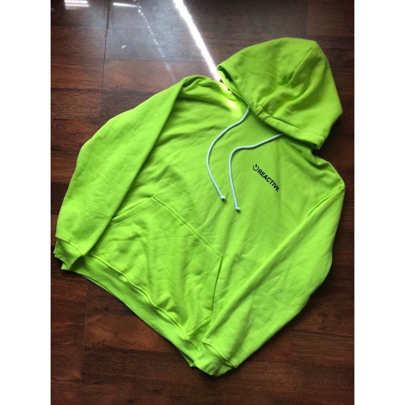 HOODIE H*M REACTIVE NEON
