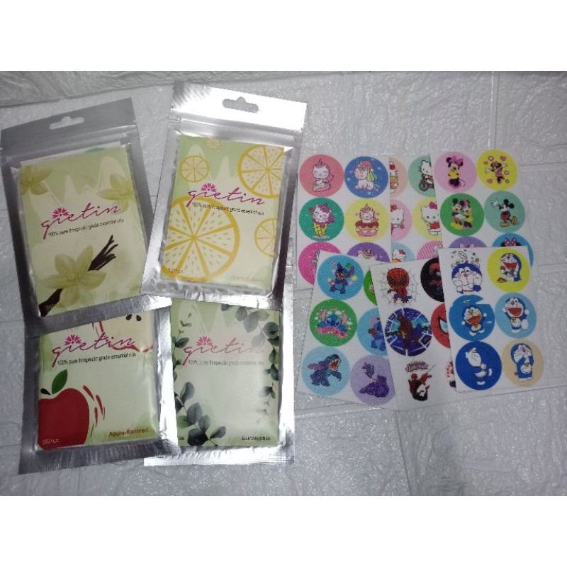 sticker aroma/tempelan masker aroma isi 36/Gietin Sticker Aroma /dapat 36pcs