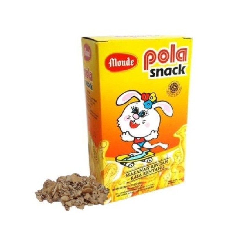 Monde Pola Snack 25 gram Cemilan Anak Lucu