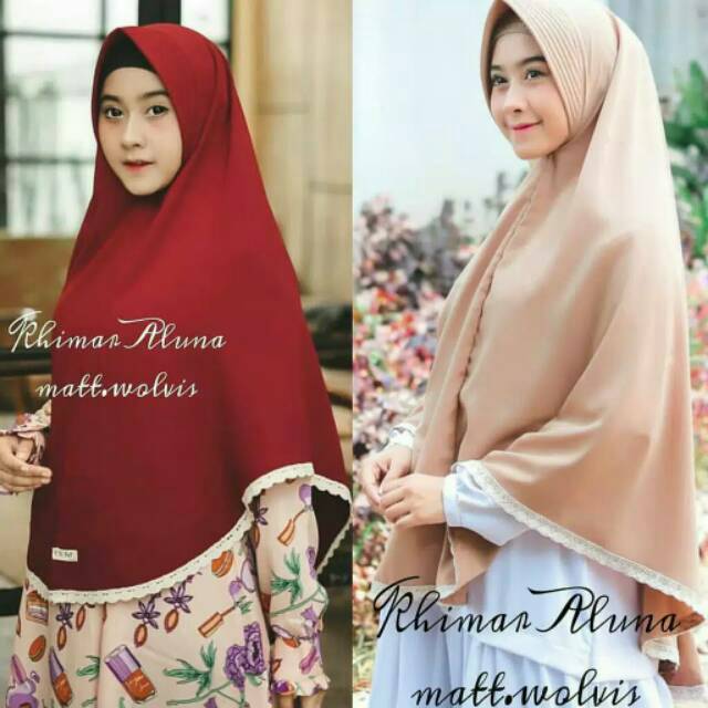 Hijab KHIMAR JUMBO RENDA / KHIMAR AUDY RENDA / khimar pet jumbo RENDA JILBAB SYARI PINGUIN