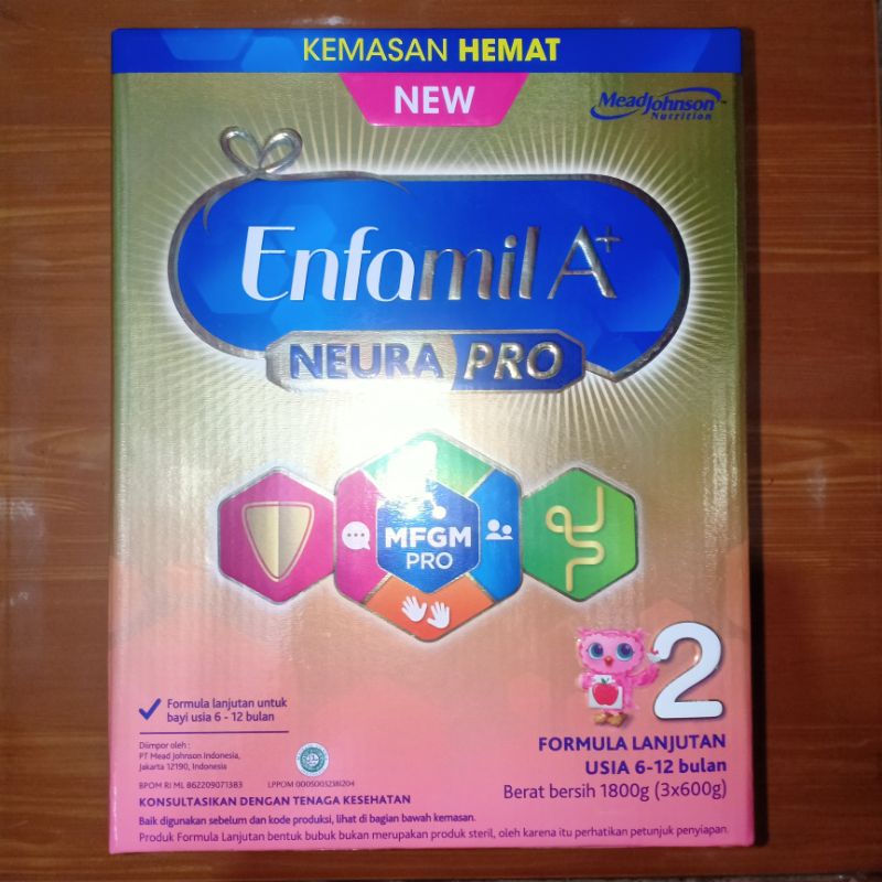 ENFAMIL A+ Neura Pro Tahap 2 1800gr / Enfamil A Plus 6-12 Bulan