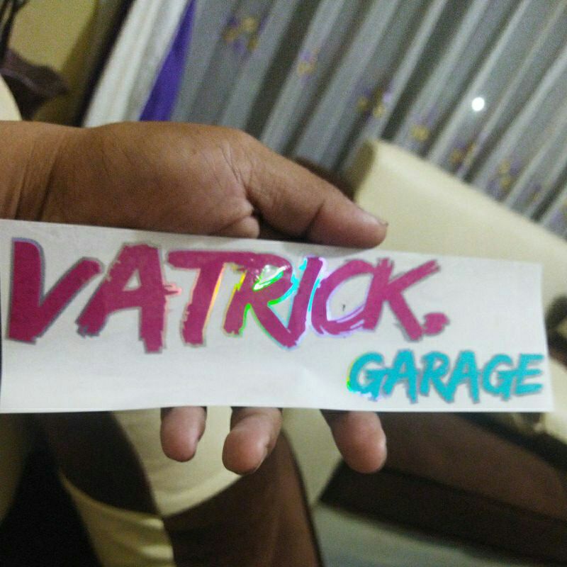 cutting sticker VATRICK GARAGE