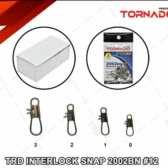 Grosir peniti pancing its interlock snap tornado - 3 Elegan