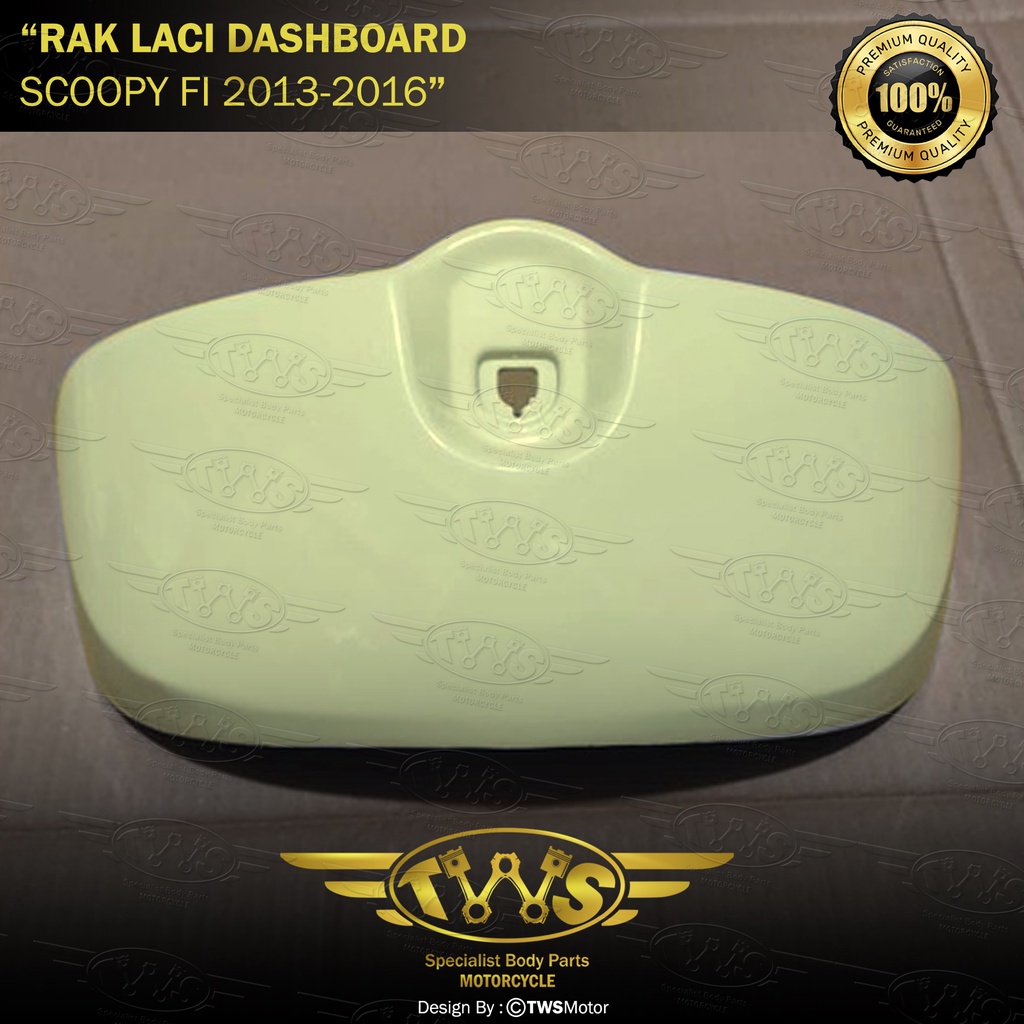 Cover Rak Laci Dasbor Bagasi Kantong Minum Dashboard Scoopy Fi Esp 2013 2014 2015 2016 K16 Warna Cre