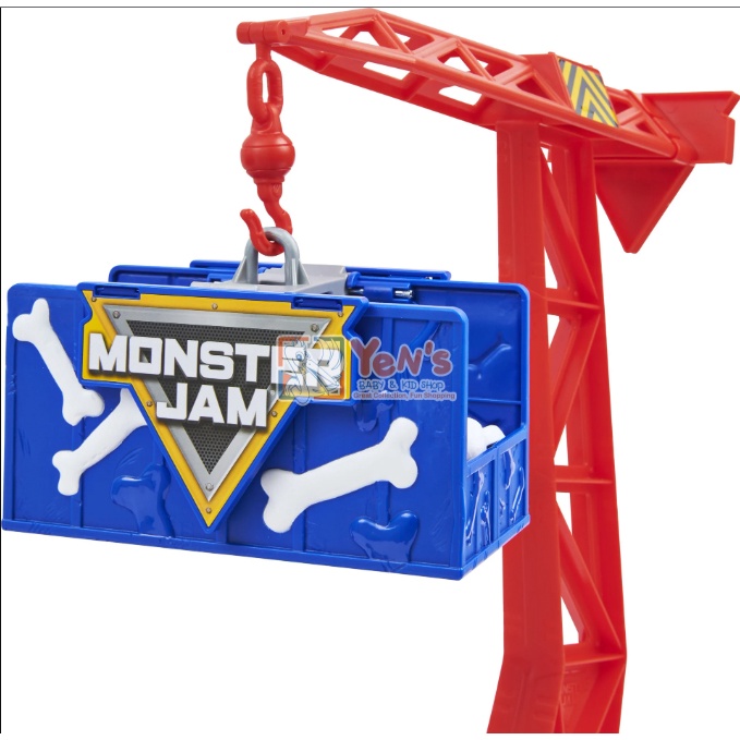 MONSTER JAM Dalmatian Mutt Blastin Bone Playset Bones Spin Master