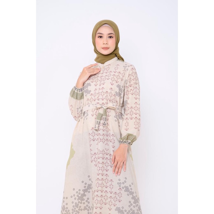 BIA x Revalina S Temat - Ranin Beige Dress - Edisi Yunani