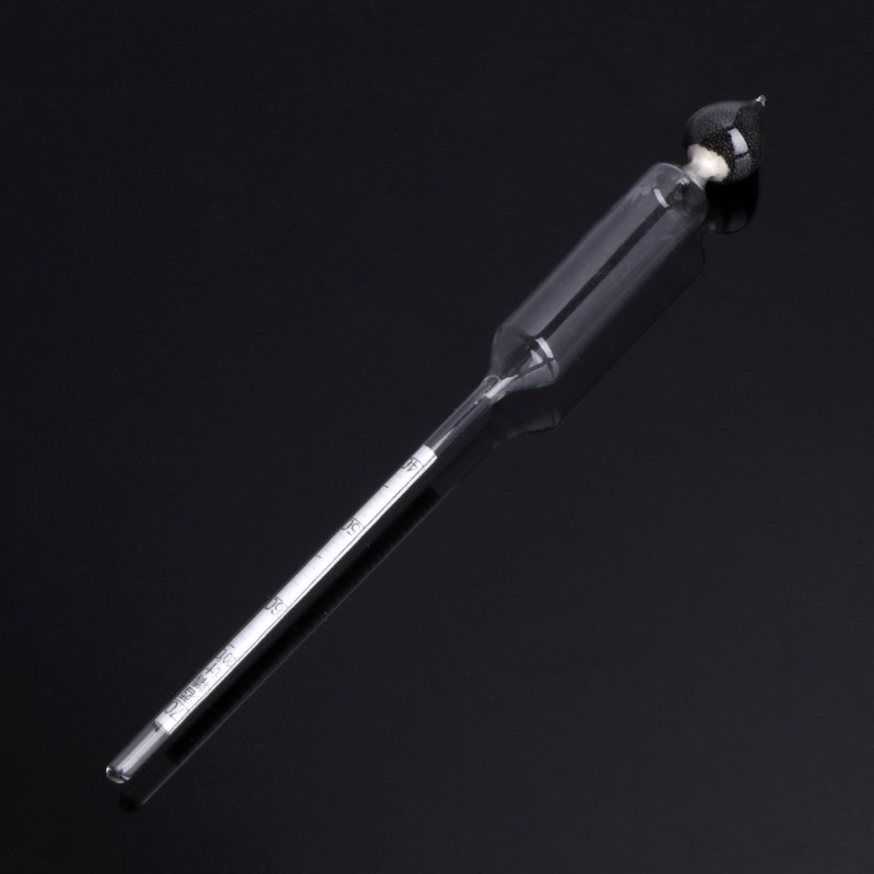 CRE  3 Pcs 0-100% Hydrometer Alcoholmeter Tester Set Alcohol Concentration Meter + Thermometer