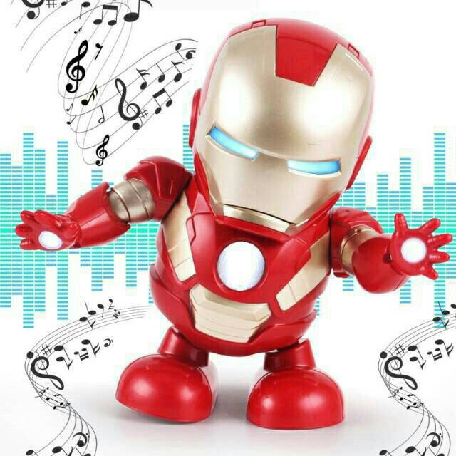 Smart Dance Mainan Anak Robot Karakter Hero Dance Ironman