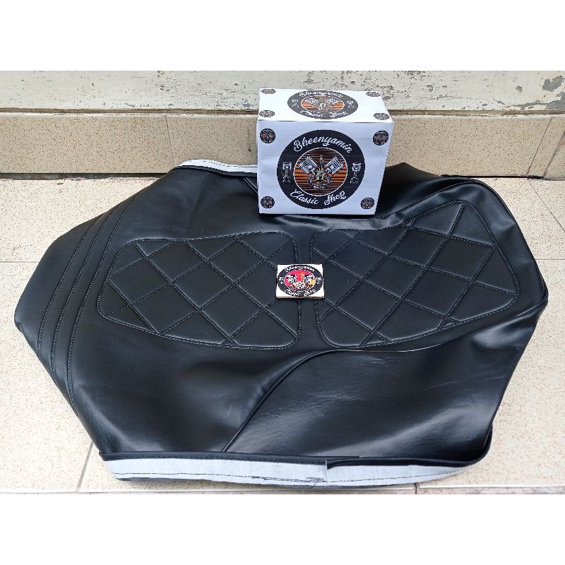 Sarung Krakap Cofer Lapis Cover Kulit Jok Jog Jhok Sadel Sedel Kawasaki Binter Merzy Merzi Mersy Mer