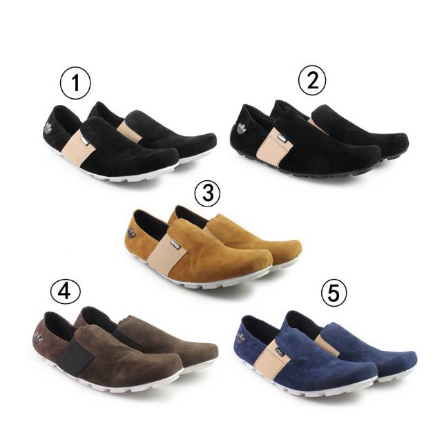 SEPATU SLIP ON PRIA ADIDAS ASENSIO CASUAL FORMAL PRIA SANTAI