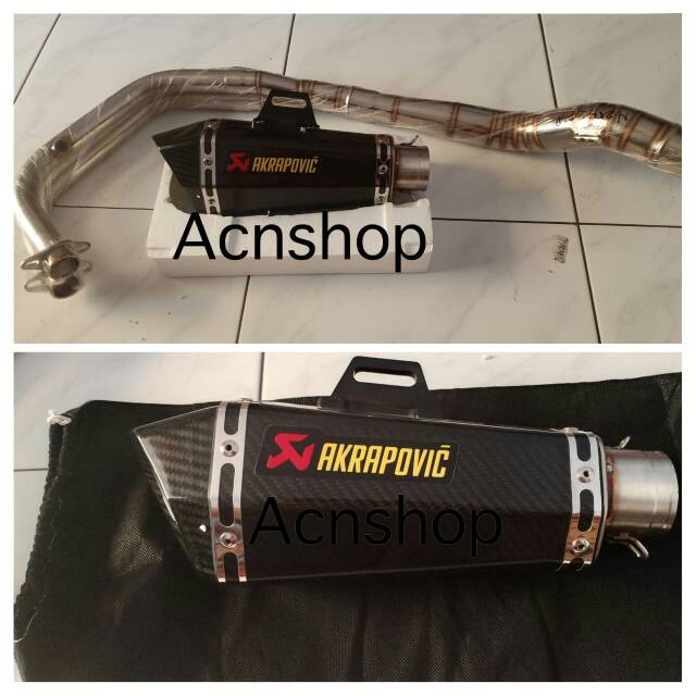 Knalpot akrapovic ninja 250fi 2018 original