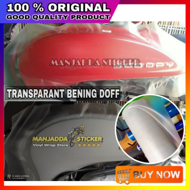 Sticker Skotlet Motor Transparan Doff Untuk Melindungi Body Stiker Anti Gores Berkualitas