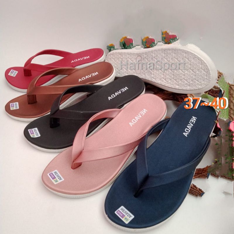 Sandal Japit Wanita Nevada/Sendal Wanita Terbaru Sandal Cantik N02