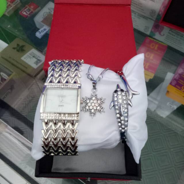 Set jam tangan dan xuping guess