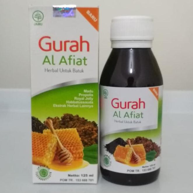 Sirup Gurah Al Afiat Obat Herbal Batuk Untuk Dewasa dan Anak 125 ml