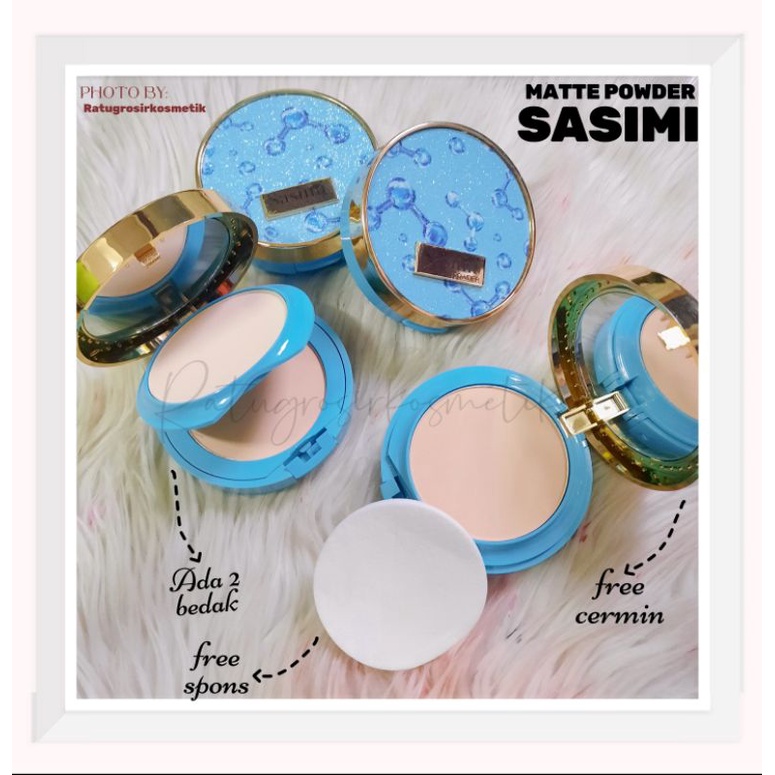 PROMO!!!BEDAK COMPACT POWDER 2IN1 SASIMI