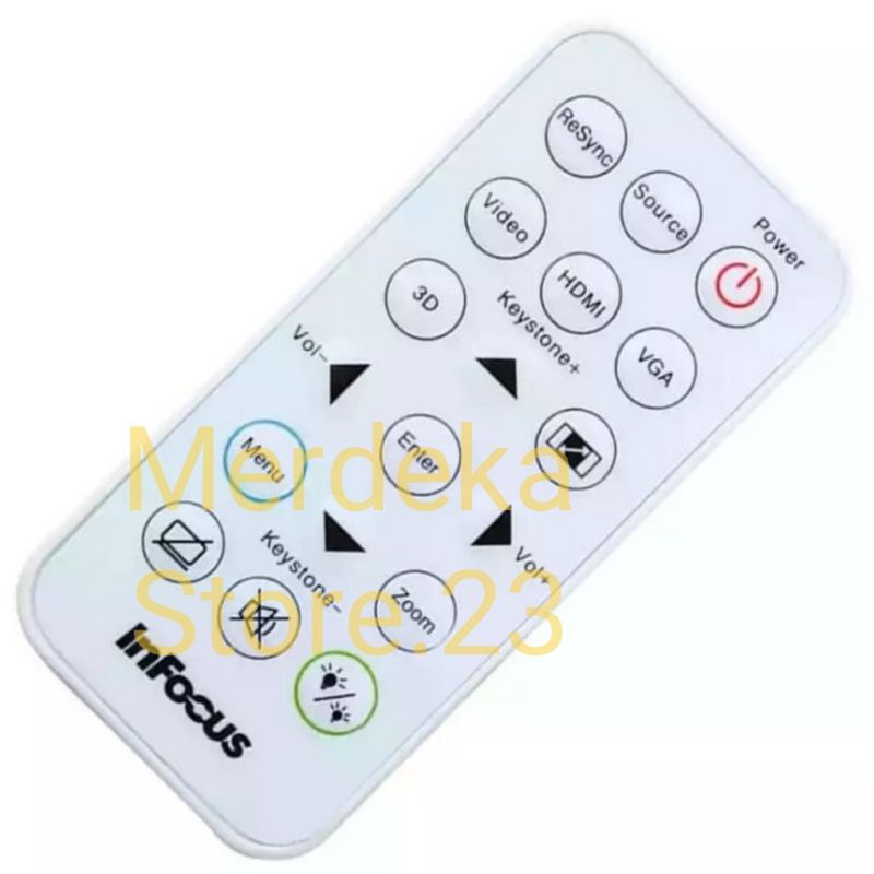 REMOTE PROJECTOR INFOCUS | IN 220/IN 230/IN 222/IN 224/IN 226/IN 226X DLL