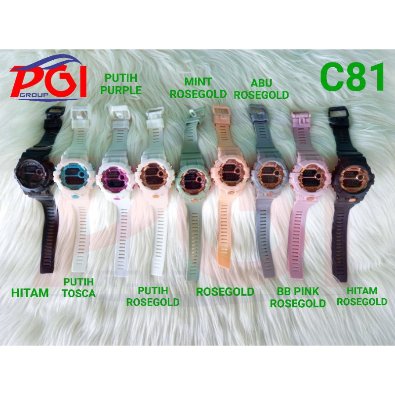 DC C ( C00081 ) JAM TANGAN SPORT DEWASA / TIDAK BISA MEMILIH