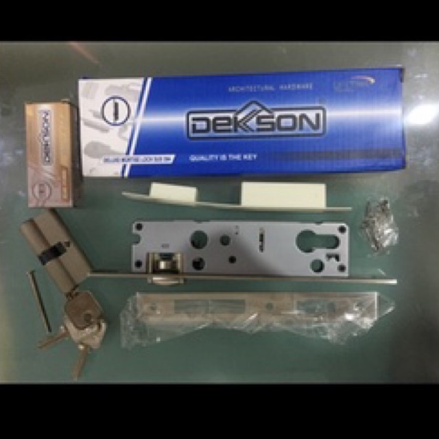 Mortise Lock Dekkson MTS RL DL 84030 Bodi Pelor + Cylinder 65mm