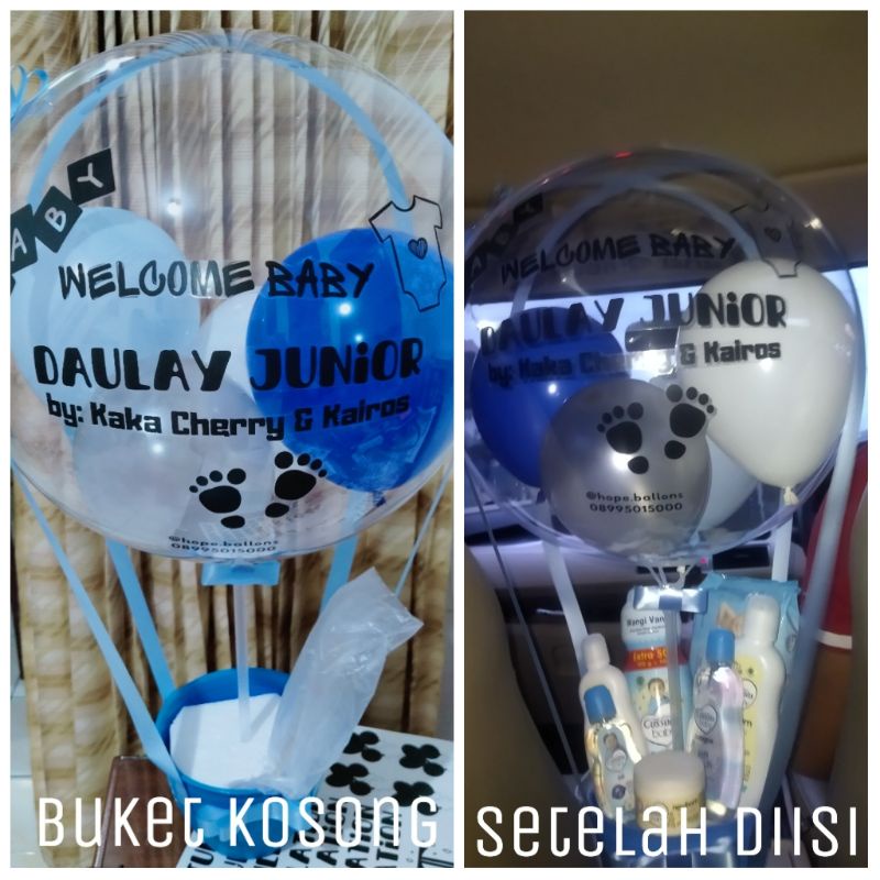 READY INSTAN Buket Balon saja MEDIUM KOSONG TANPA ISI