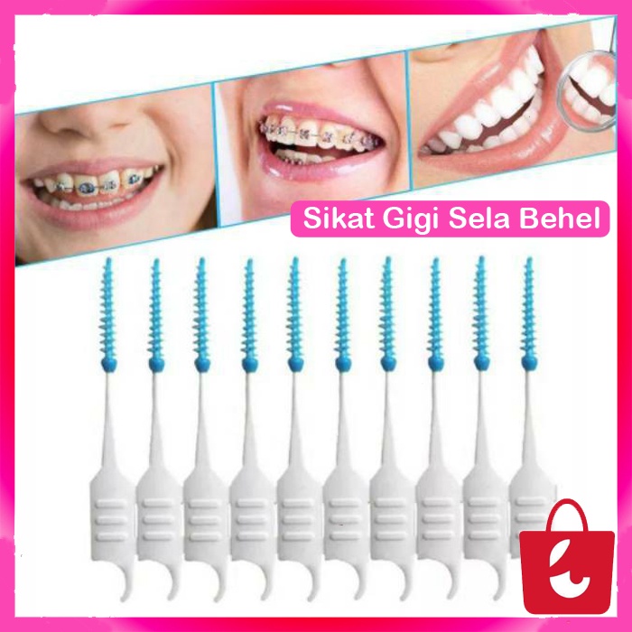 [1 PCS] Sikat Gigi Sela Behel Interdental Brush Pengguna Behel