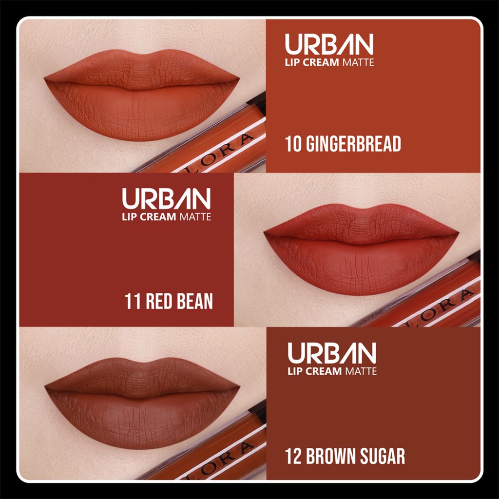❤ UNDER100 ❤ IMPLORA ✔️BPOM Urban Lip Cream Matte Velvet ( lipcream Lipstick Lipstik )