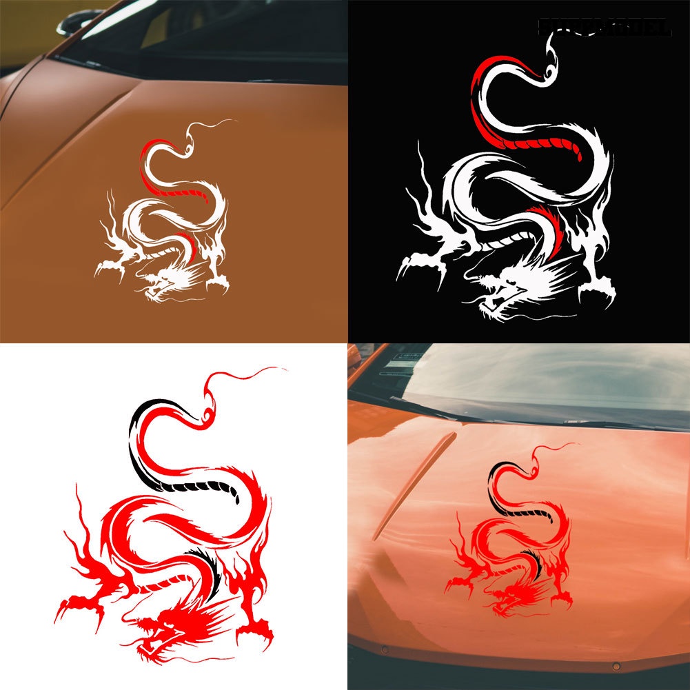 Stiker Decal Motif Tulisan Car-Styling Untuk Dekorasi Kap Mesin Mobil SUV / Truk