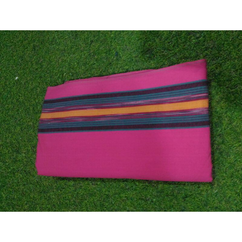 KAIN TENUN LURIK TUMPAL WARNA PINK