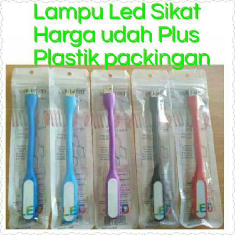 Lampu LED USB Flexible / Lampu Sikat USB NON PACK Mysunstore