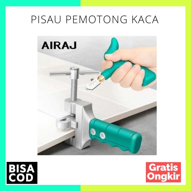 Pisau Pemotong Kaca Glass Diamond Cutter Alat Potong Kaca Keramik - Set Pisau Alat Potong Kaca Keram