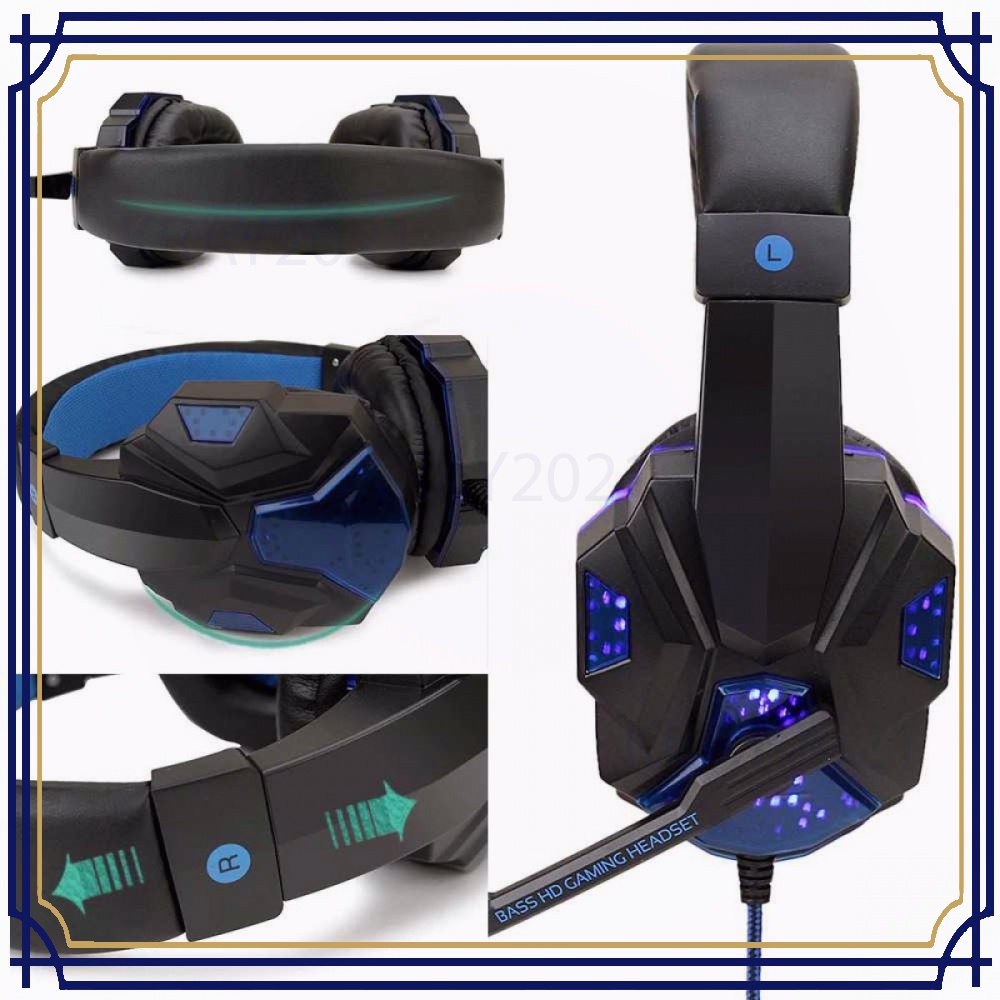 Gaming Headphone Headset Super Bass LED with Mic GH227