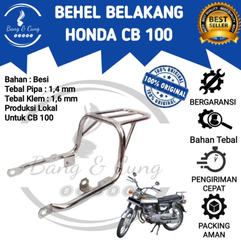 B&C - Behel Begel Belakang Honda CB 100 Lama CB Buntut / Planger Plenger Belakang Honda CB100 Buntut