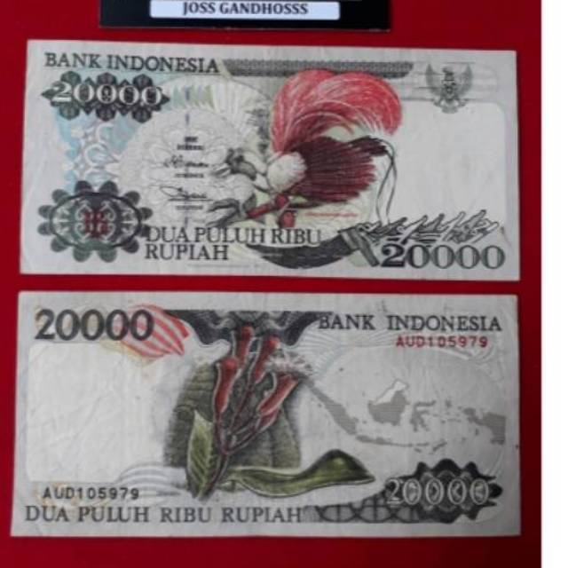 Uang kertas kuno 20 ribu