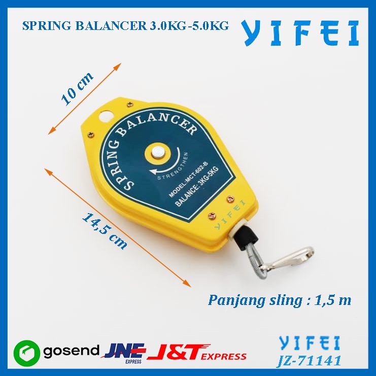 Spring balancer 3.0 Kg - 5.0 Kg/YIFEI-71141 (MCT-602B)