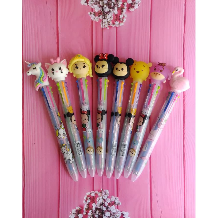 

Pulpen 6 warna Tsum-tsum Unicorn Angsa / Bolpen / Ballpoint / pen unik