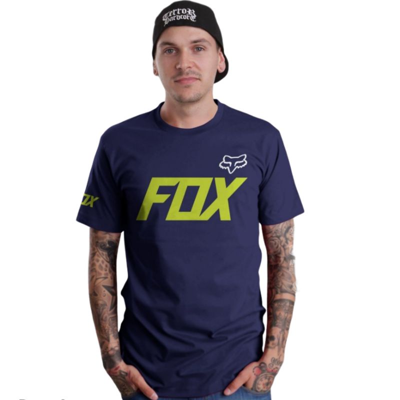 motocross tshirt Baju harian pria dewasa