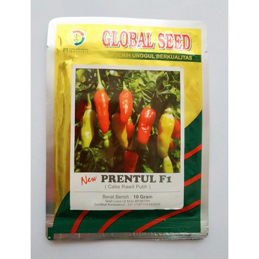 Benih Biji Cabai Cabe Rawit Prentul F1 Pack - Global Seed
