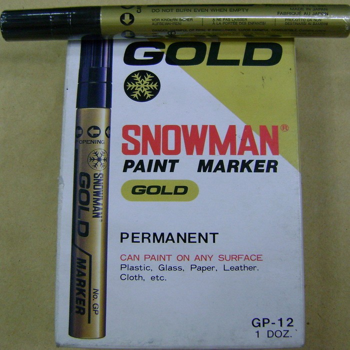 

SPIDOL PAINT MARKER SNOWMAN GOLD GP-12